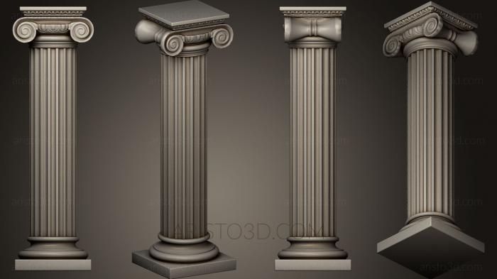 Columns (KL_0086) 3D model for CNC machine